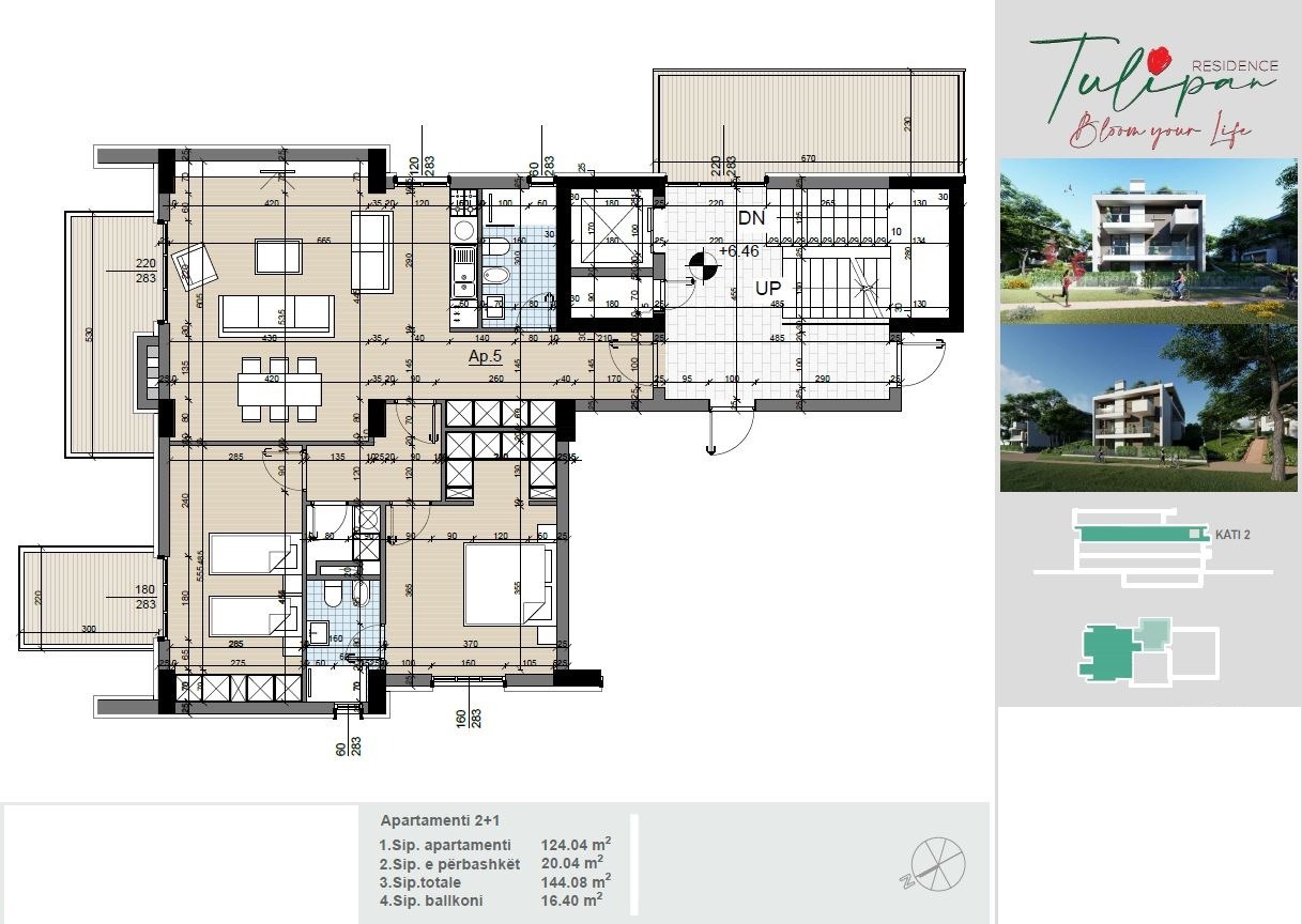 Apartamento 2+1 à venda na zona prestigiosa para villas em mjull-bathore farke (id 4139170)