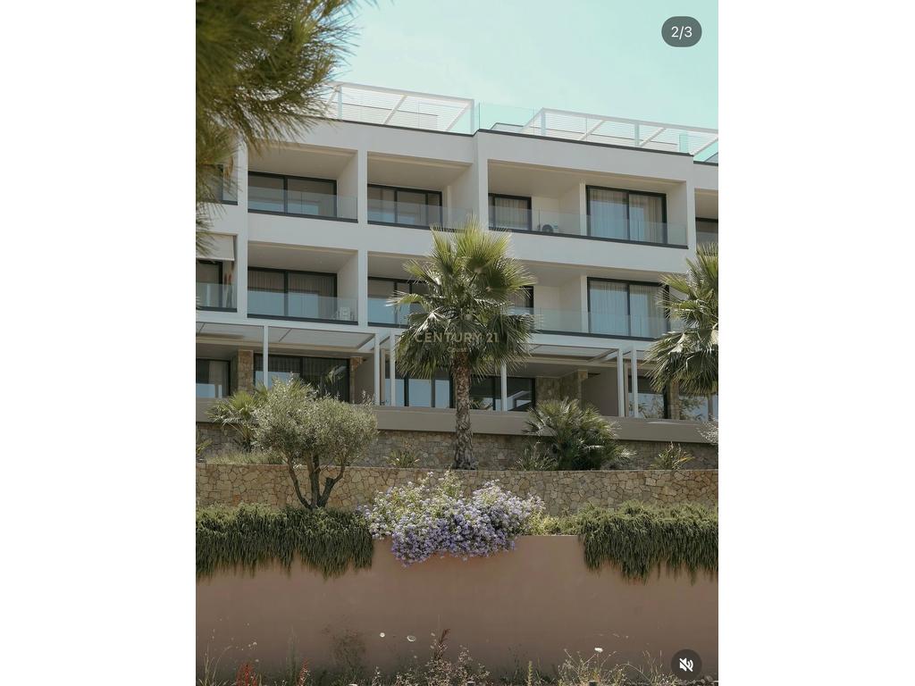 Piso en venta 1+1, vista lateral al mar (con garaje) en "Kalaja"