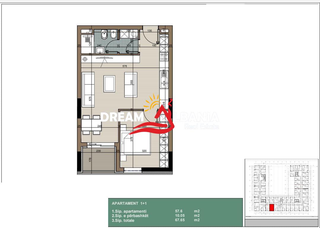 1+1 wohnung im neubau zum verkauf im kamza-gebiet (id 41111082)