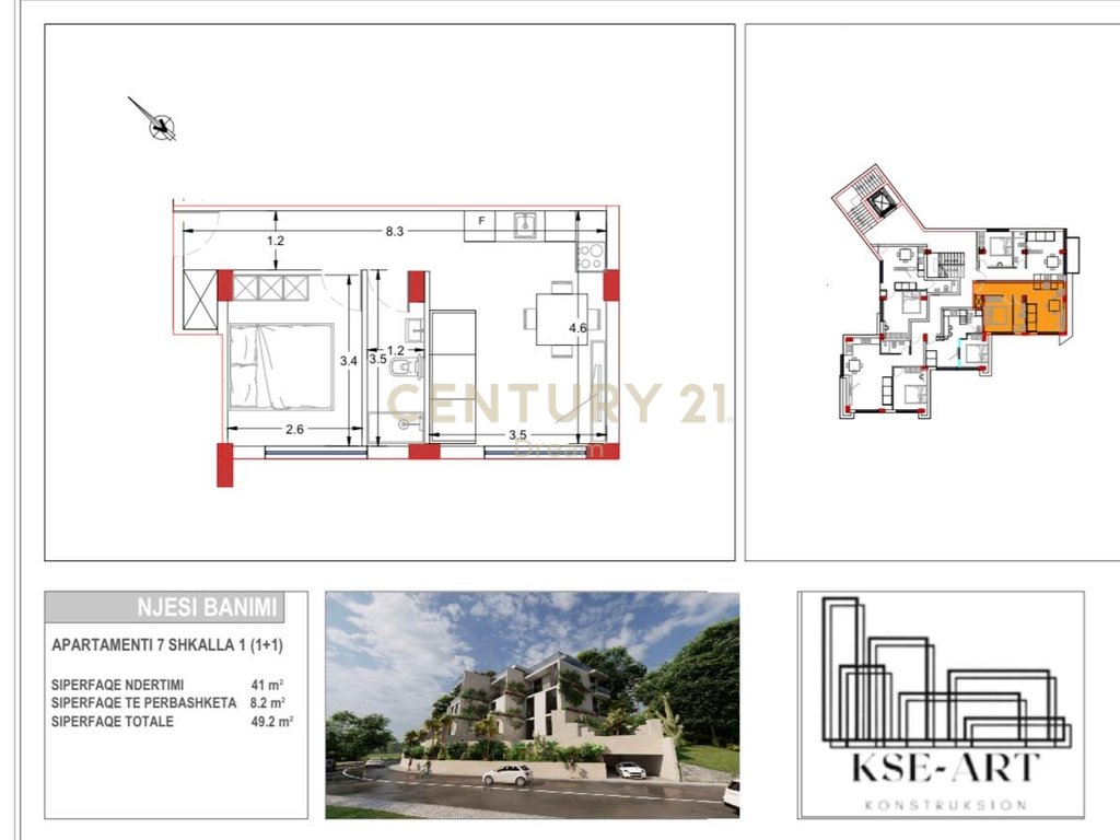 Shitet apartament 1+1 tek rezidenca '' Radhima'', vlore ‼️