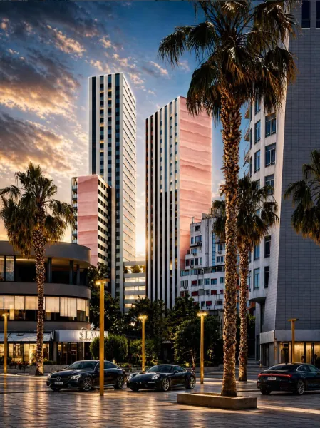 1+1 apartment for sale near Durrës tower, Durrës