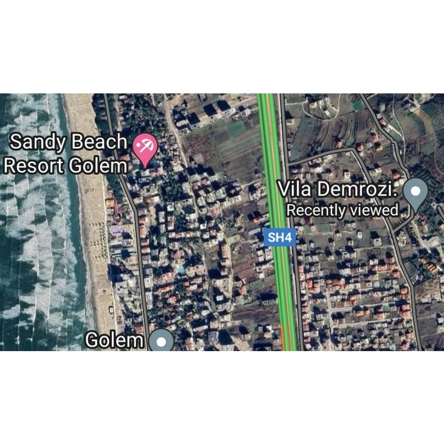 Terreno in vendita per villa con vista mare, golem