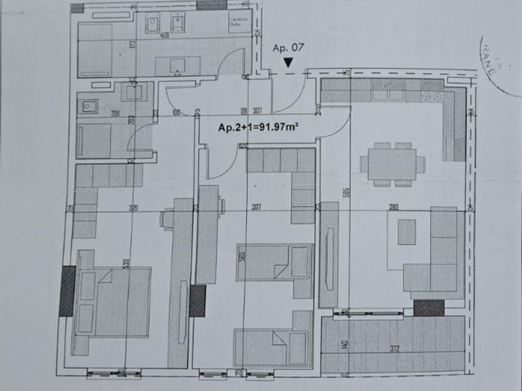 Apartamento 2+1+2 en venta en paskuqan, Tirana