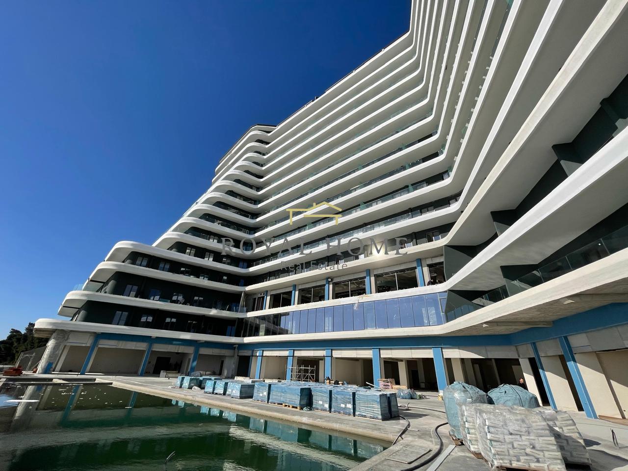 Ilyonis residence shengjin, 1+1 wohnung zum verkauf mit meerblick