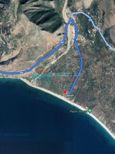 Terreno en venta 1800 metros cuadrados en borsh, himare | marsial
