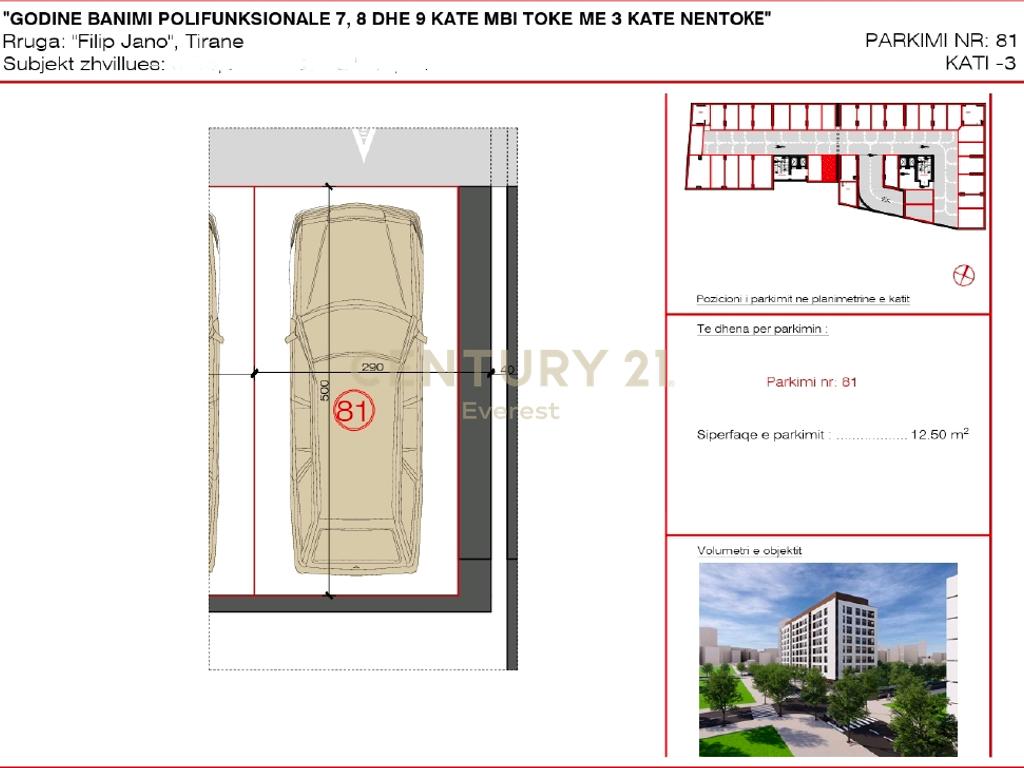 Bulevari nuevo, poste de estacionamiento