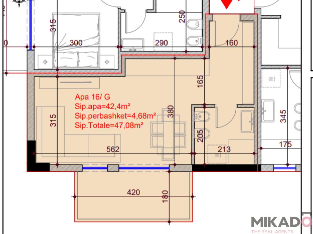 Piso en venta 1+1 en residencia diplomati, Vlorë! ¡ofrecemos diferentes tipos de apartamentos! (2)