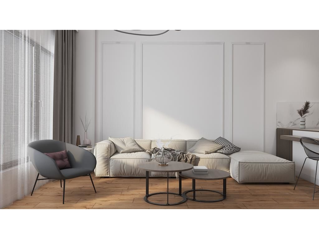 Wohnung 1+1 zum verkauf bei rezidenca scanderbeg, stadtzentrum!