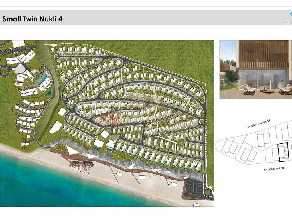 Sale of small twin villas in green coast 1, palase