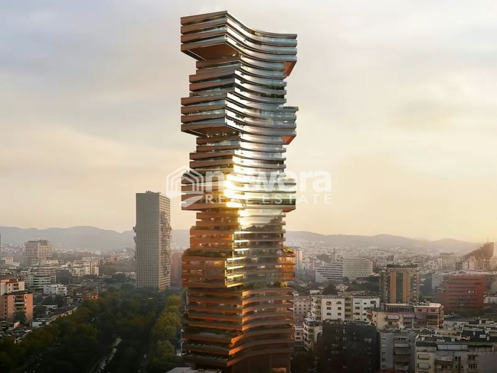 Torre única em Tirana