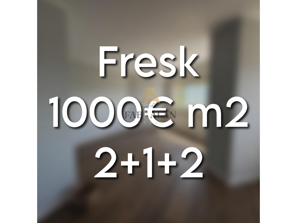 1000€ por m² ne fresk 2+1+2!