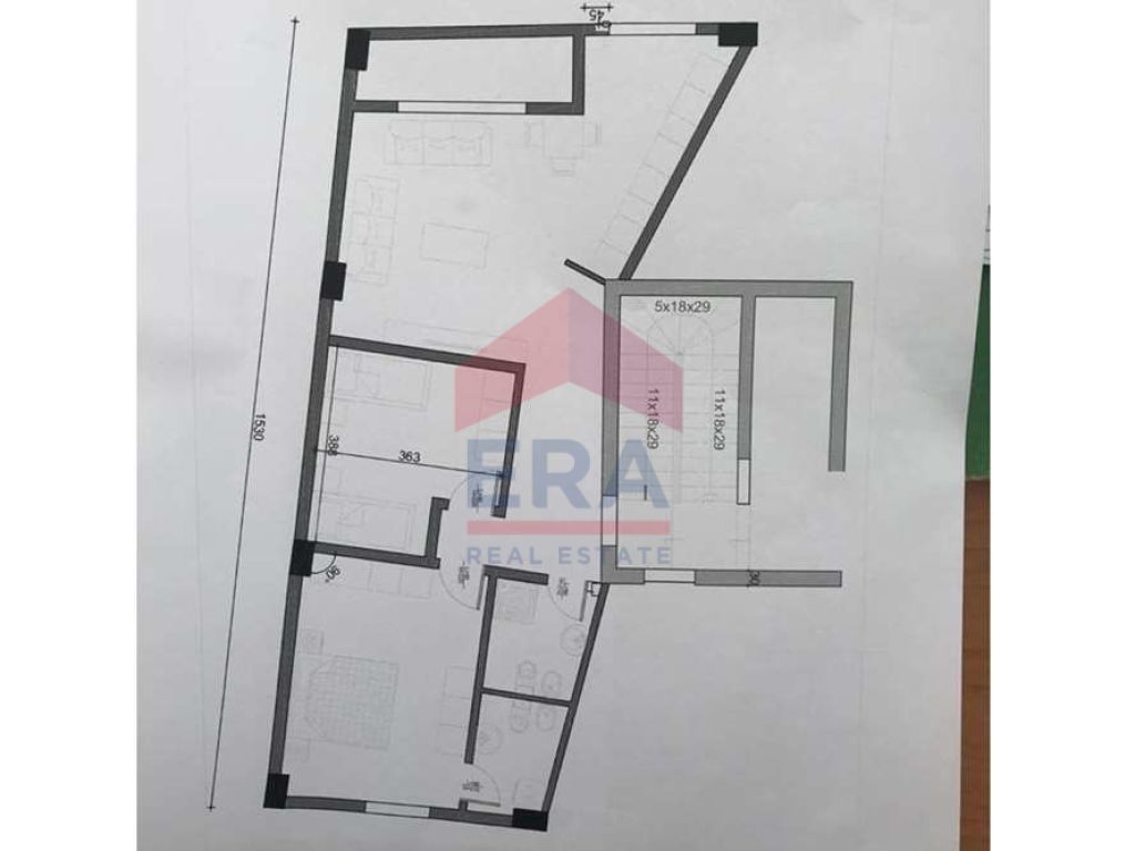 Apartamento 2+1+2 en venta, calle de dibra!