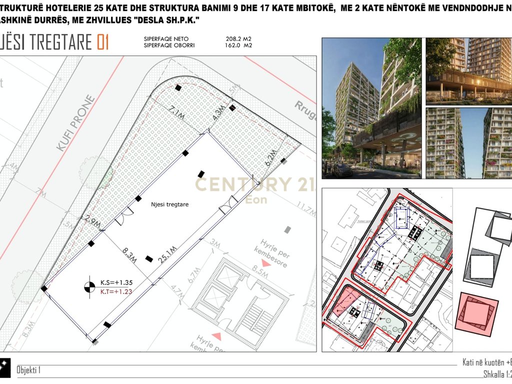 Commercial space for sale on hekurudha beach, 20 m from the Durrës sea