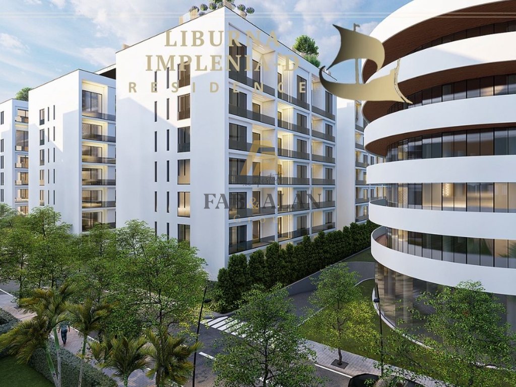 Tek liburna residence ne golem apartament 2+1 per shitje!