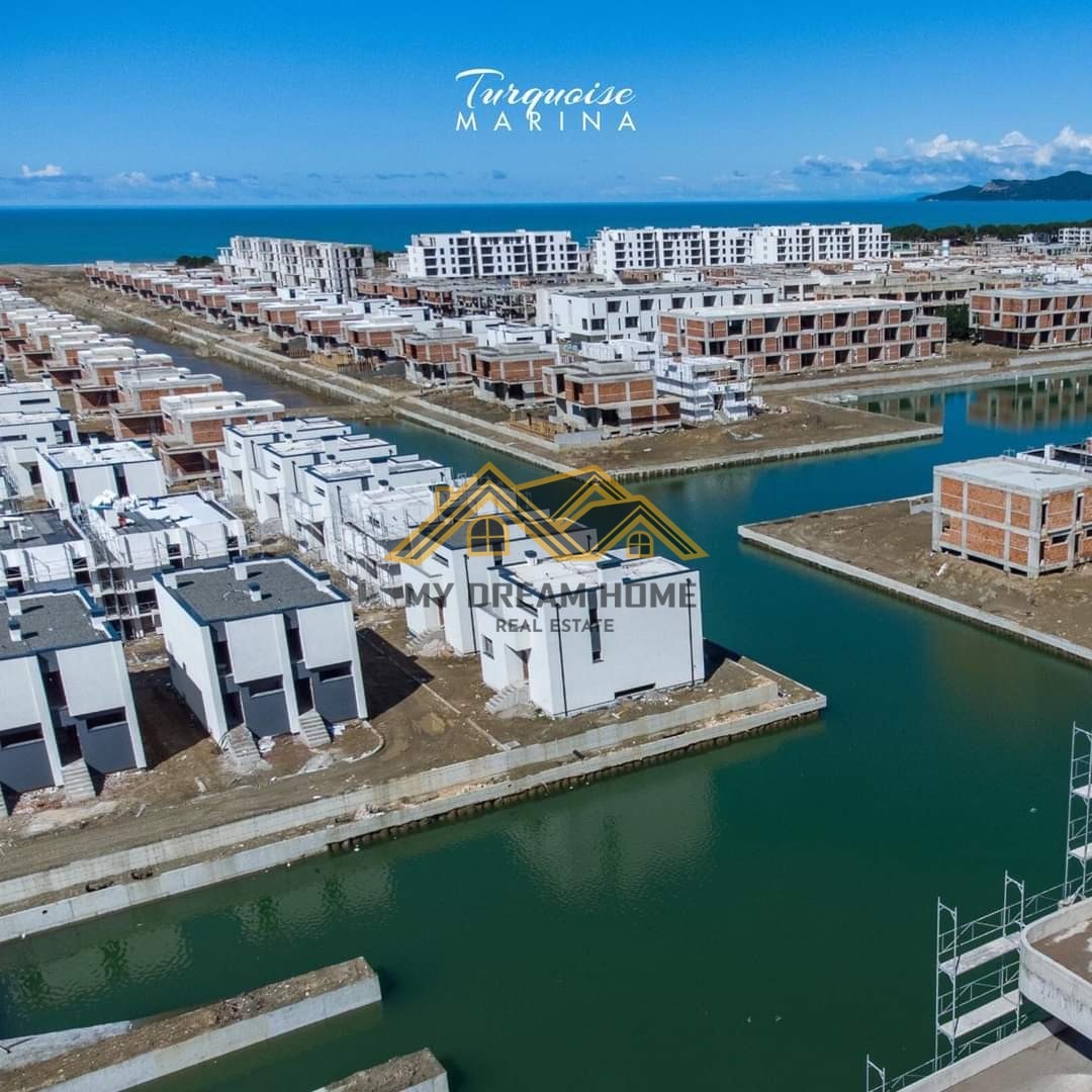 Apartamento 1+1+veranda en venta, turquoise marina, gjiri i lalezit! | my dream home real estate - albania