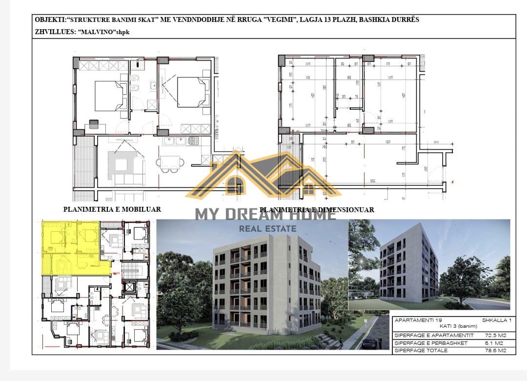 Appartement 2+1 neuf en construction sur la plage de durres, à vendre ! | my dream home real estate - albanie