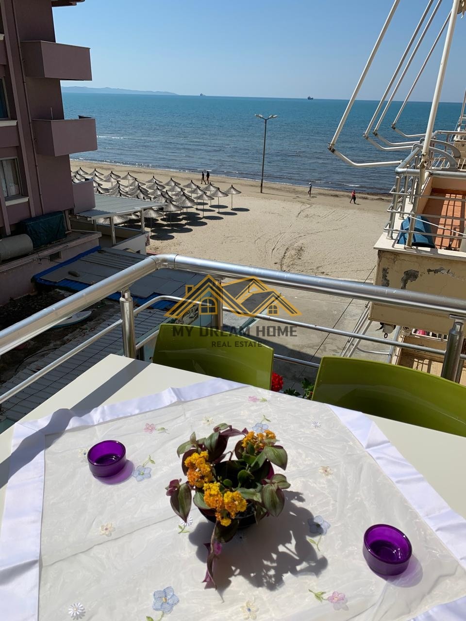 Apartamento en alquiler 2+1 primera línea con vista al mar! | my dream home real estate - albania