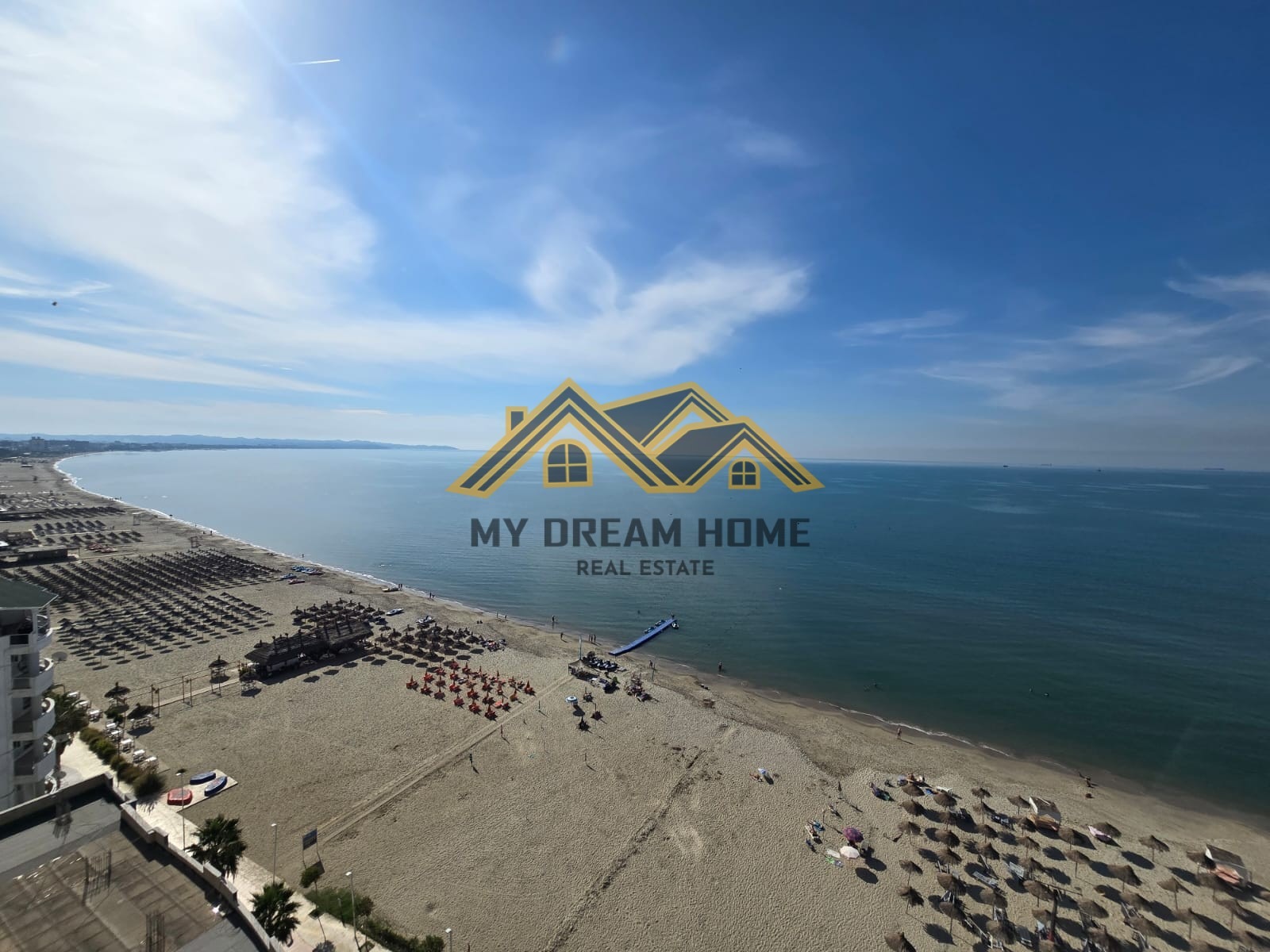 Appartamento 2+1 in vendita a kavajës con vista mare, prima linea | my dream home real estate - albania