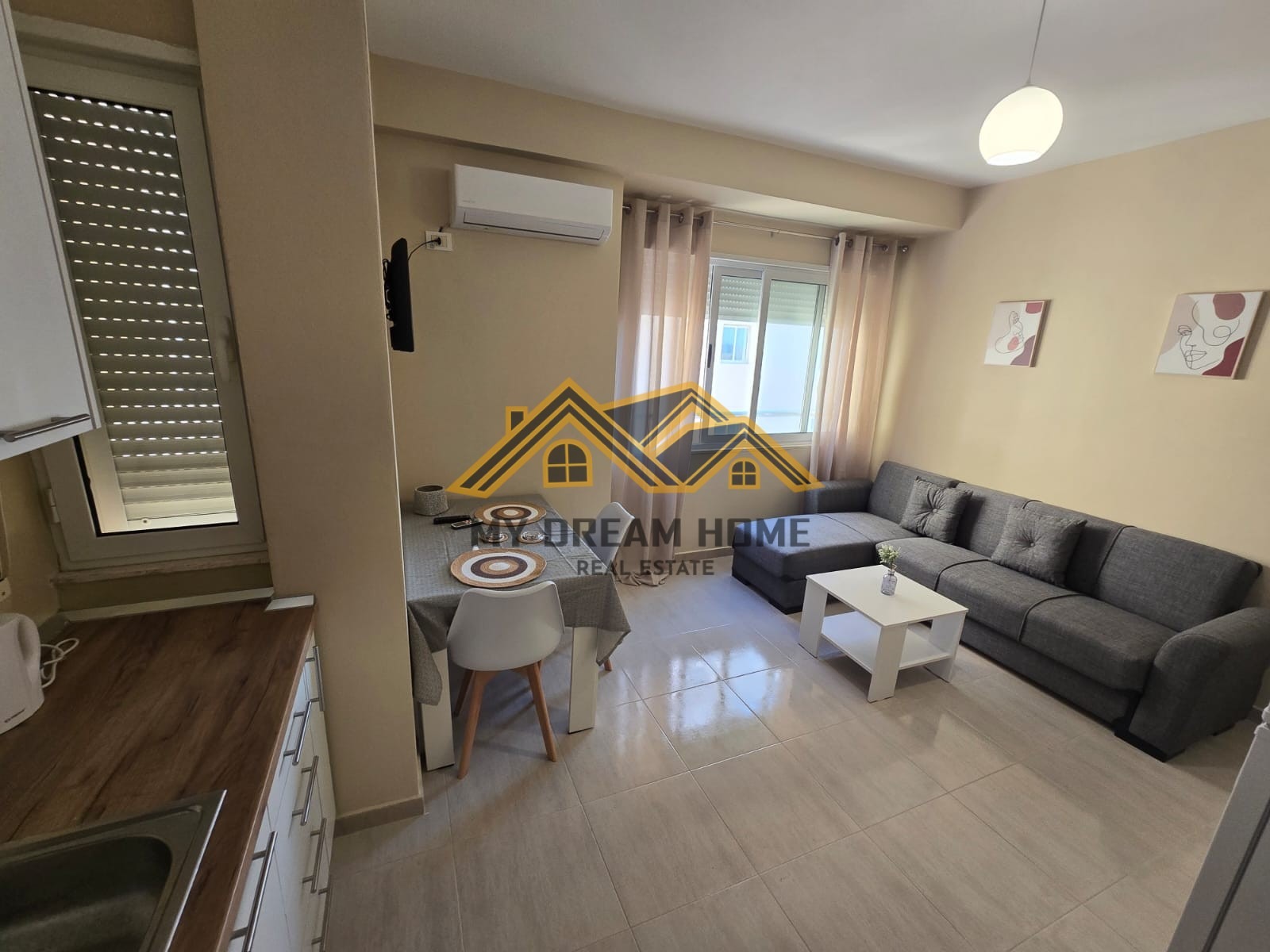 Alquiler apartamento 1+1 en shkembi de Kavajë!! | my dream home real estate - albania