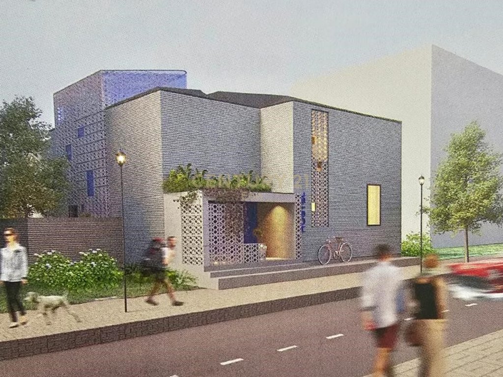 Truall 364 m² and construction 186 m² on main boulevard in durres with white-lettered construction permit for hotel!