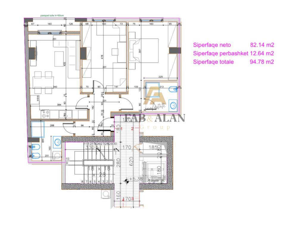 Única escola niket dardani apartamento 2+1+2 à venda!