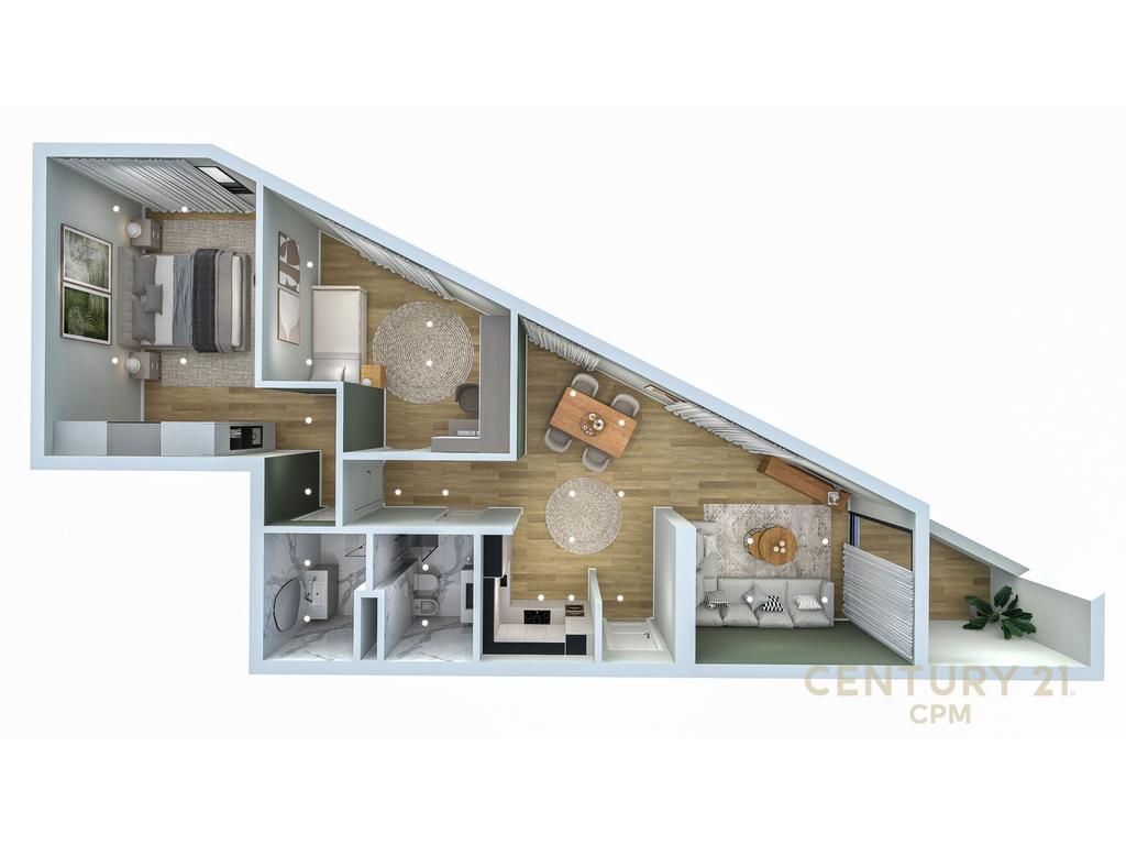 Riverside residence shesim apartamento 2+1+2!