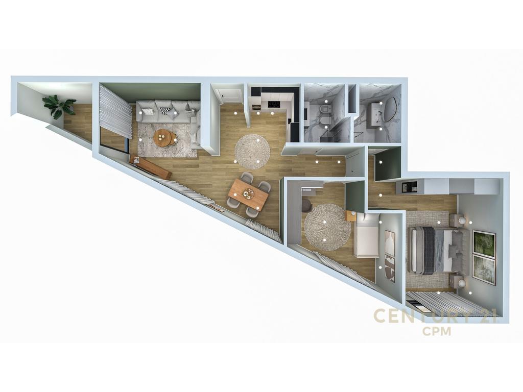 Riverside residence shesim apartamento 2+1+2!