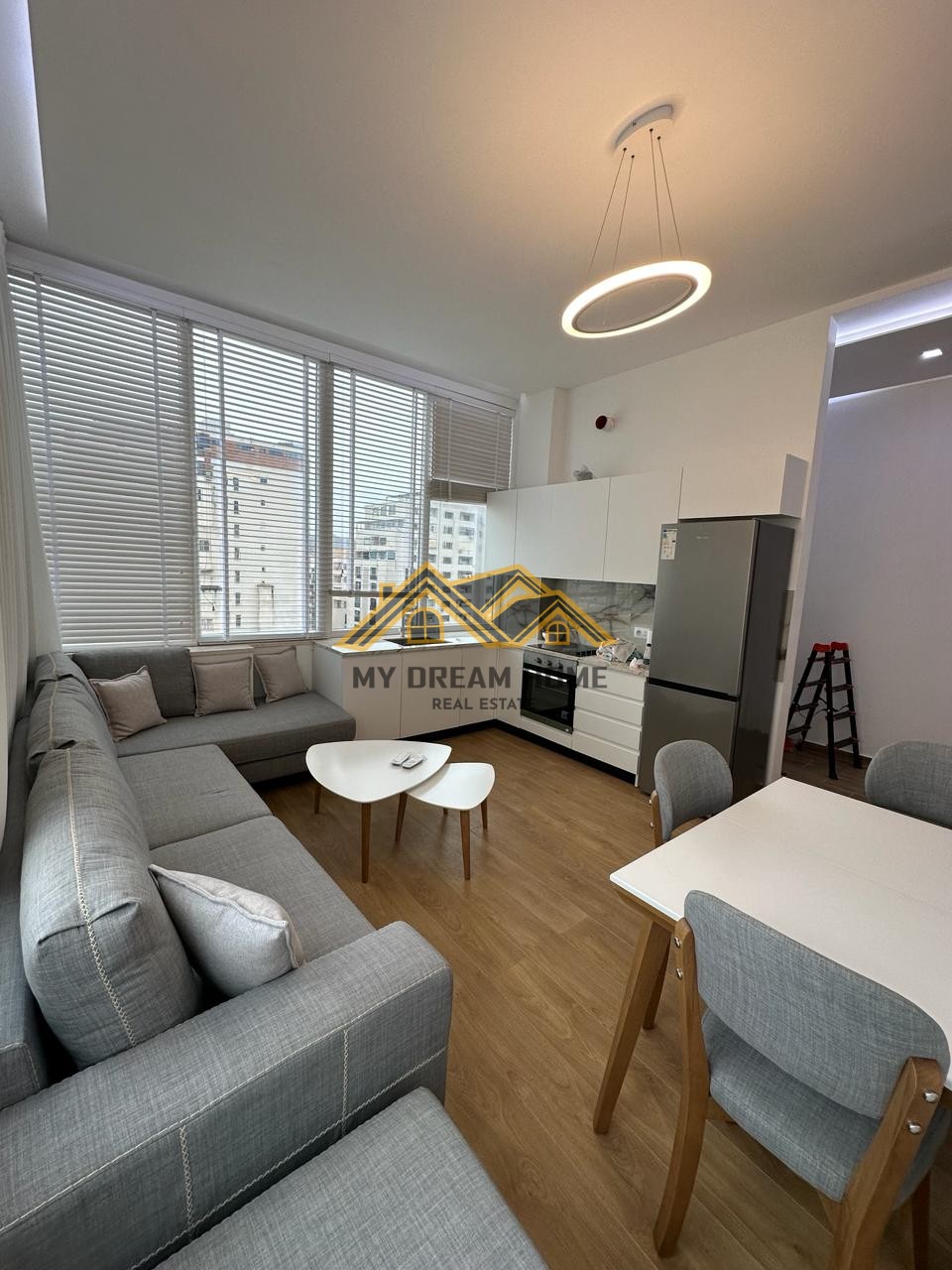 Apartamento en alquiler 1+1 en ujesjellesit con vista al puerto | my dream home real estate - albania