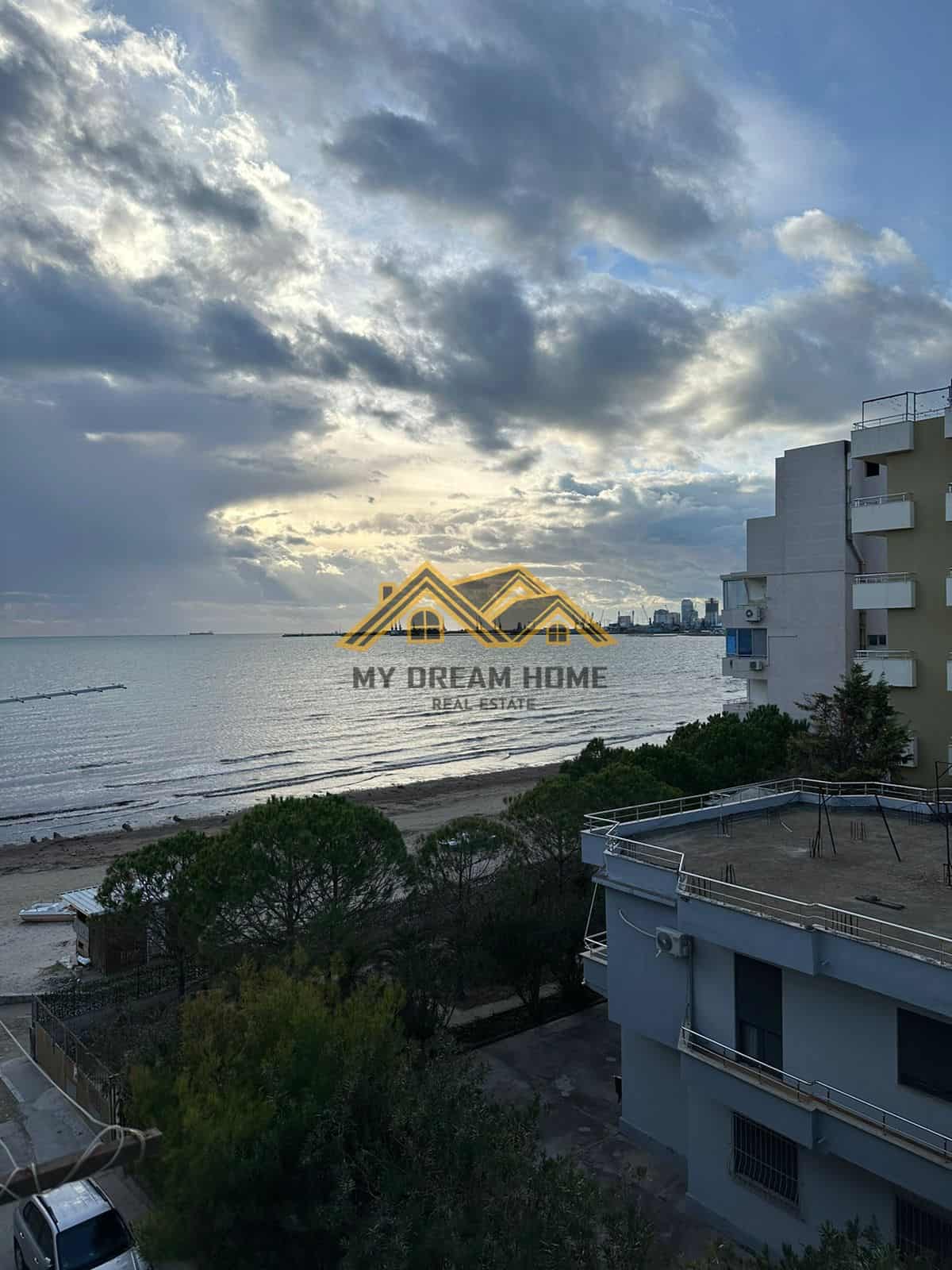 For sale: Organized studio apartment with sea and beach view | my dream home real estate - albania