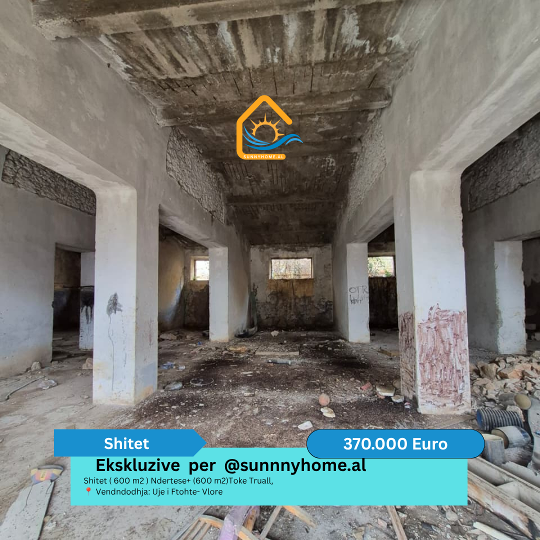 ‼️ esclusivo solo per sunnyhome.al ‼️ in vendita (600 metri quadrati) edificio + (600 metri quadrati) terreno edificabile, località: Uje i ftohte - vlore prezzo: 370.000 euro (8)