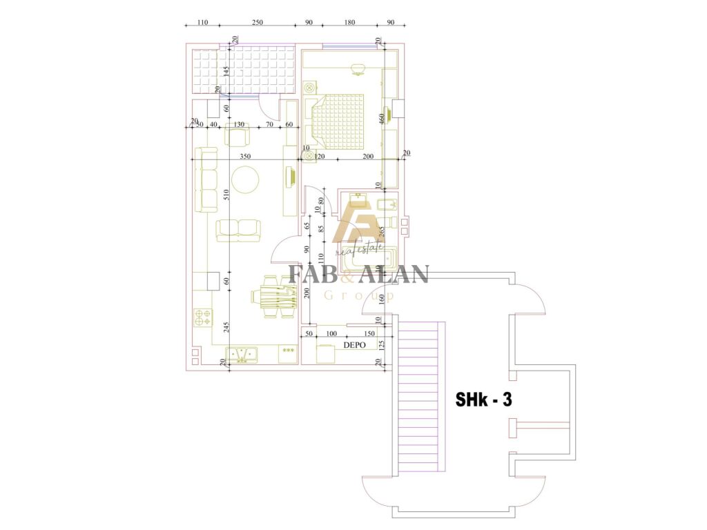 Apartament 1+1 per shitje tek fratari ne Astir!