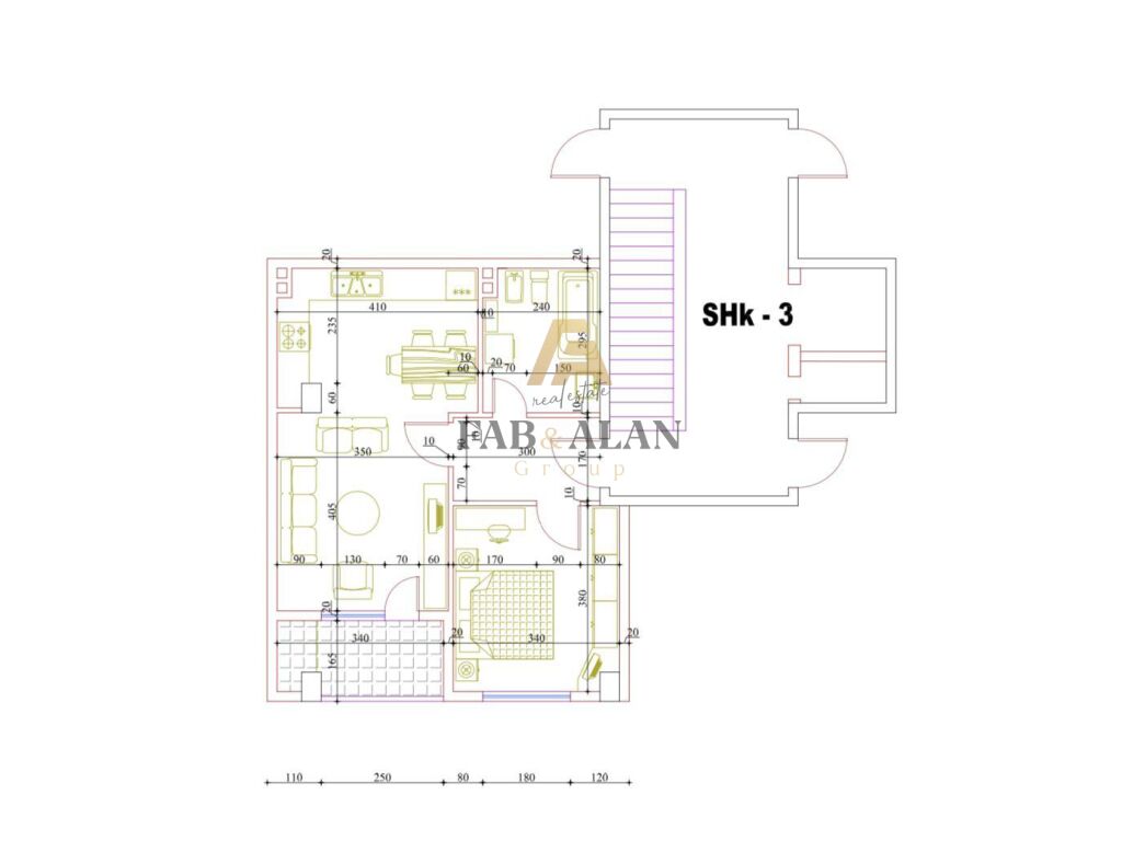 1+1 apartment zum verkauf in Astir!