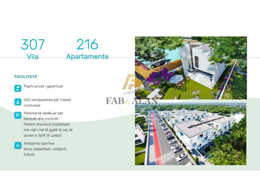 Turquoise marina, apartamente dhe vila ne shitje!