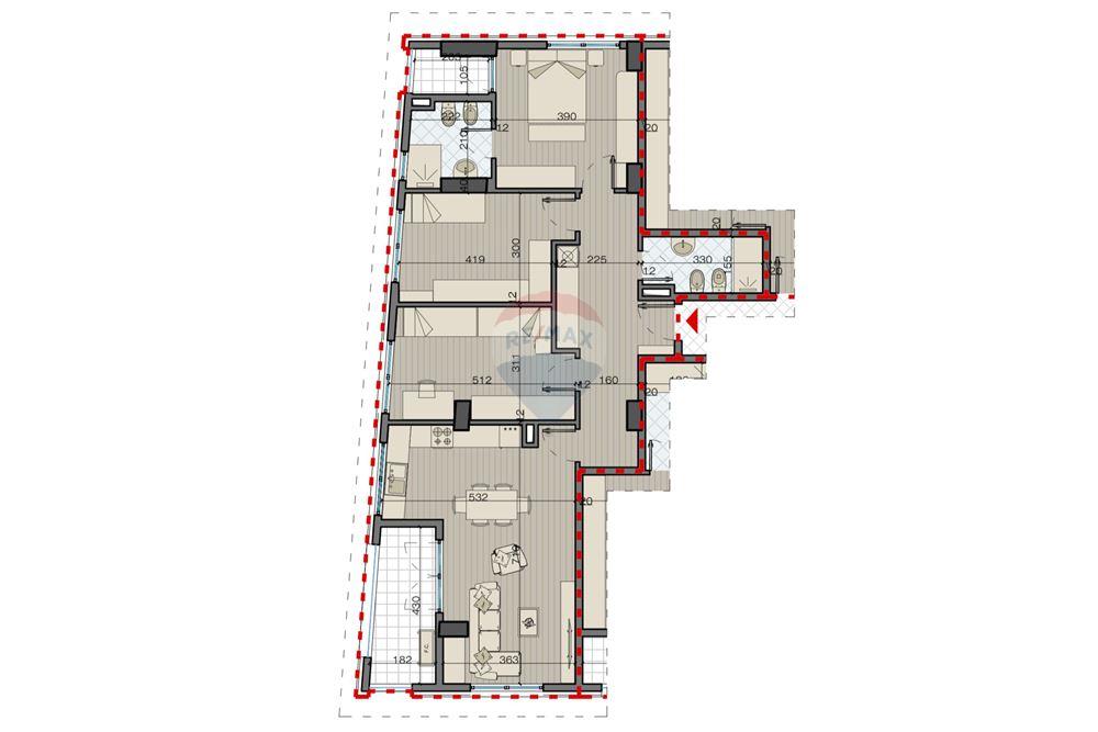 Apartamento en venta 3+1+2 en bulevardi i ri!!