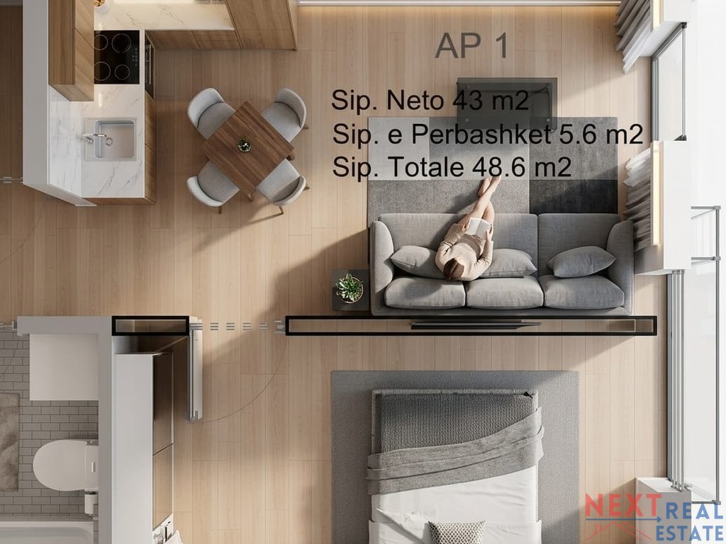 Apartament 2+1 ne radhima fortress