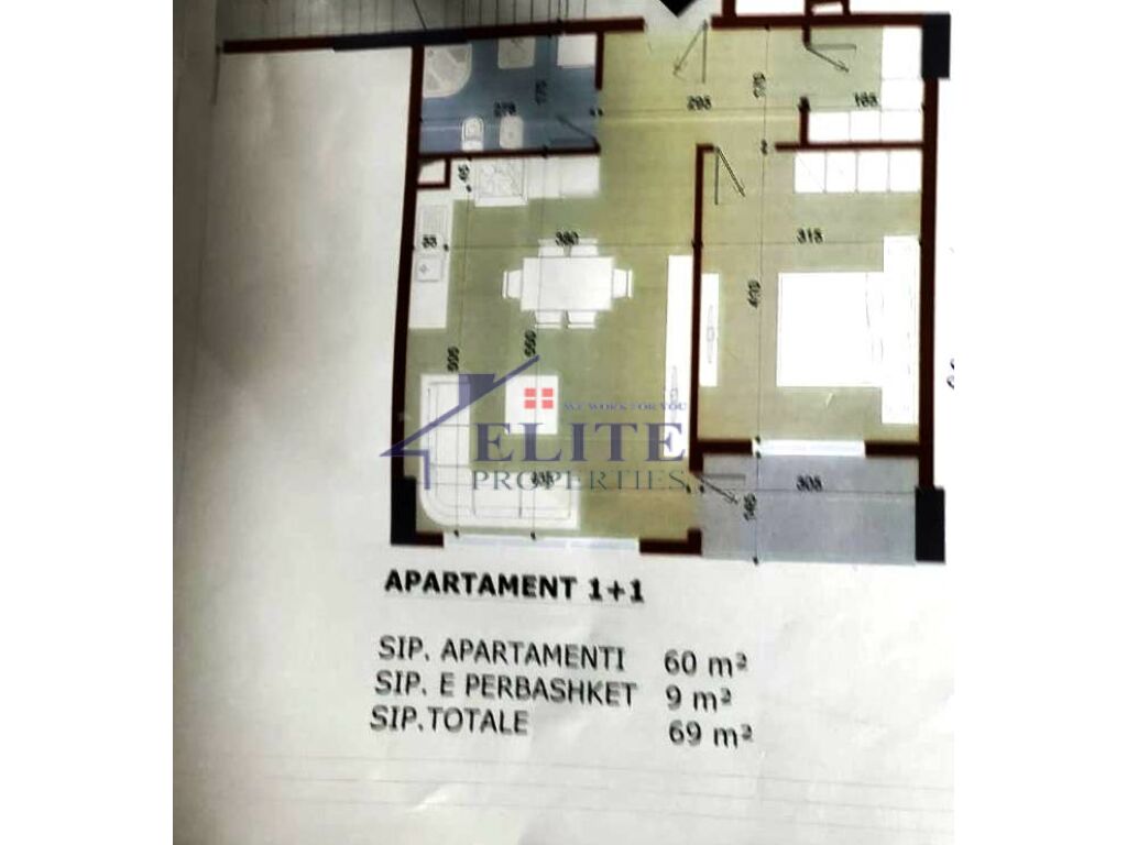 Apartment for sale 1+1 in don bosko