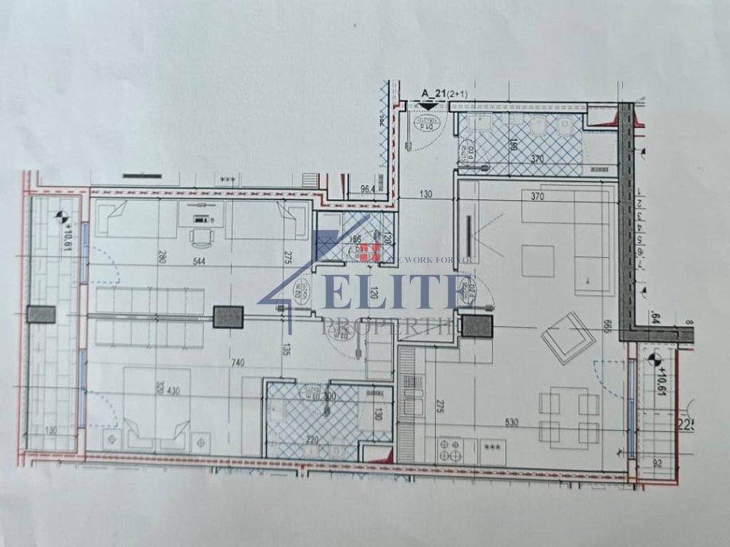 Orbital 5, apartament 2+1 ne shitje
