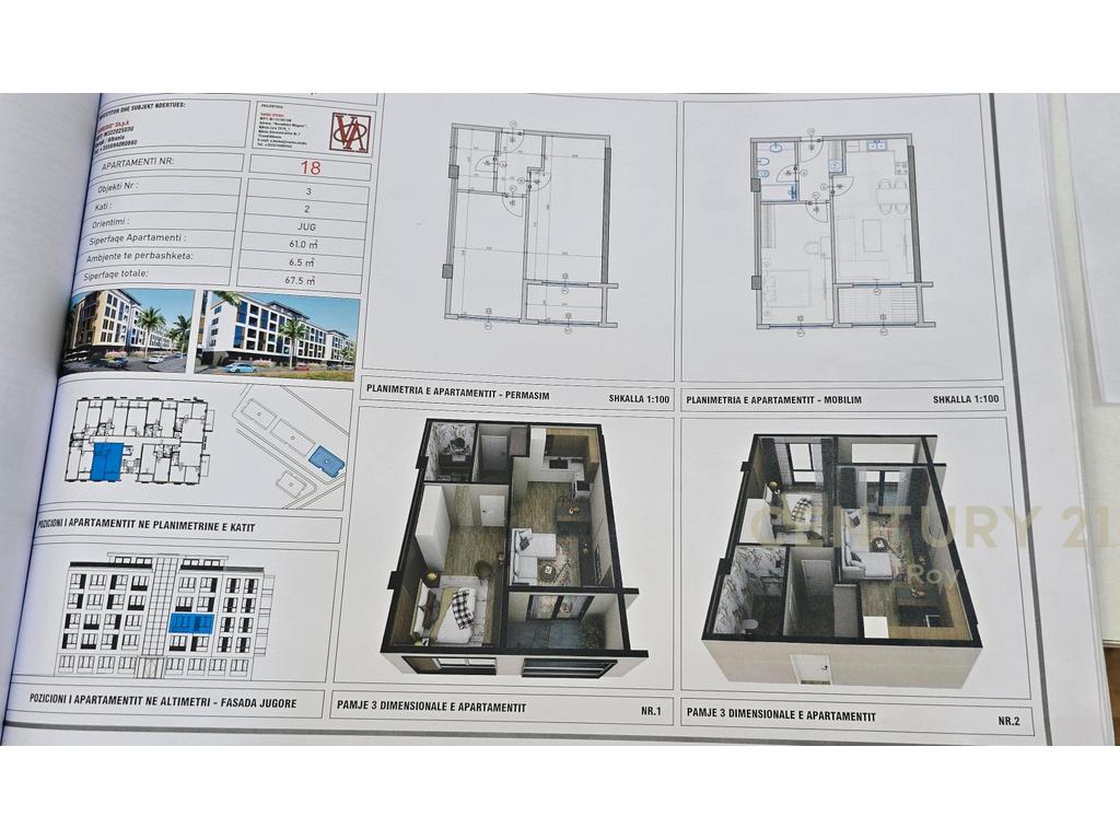 Apartamento 1+1 à venda em edifício novo em qerret!!