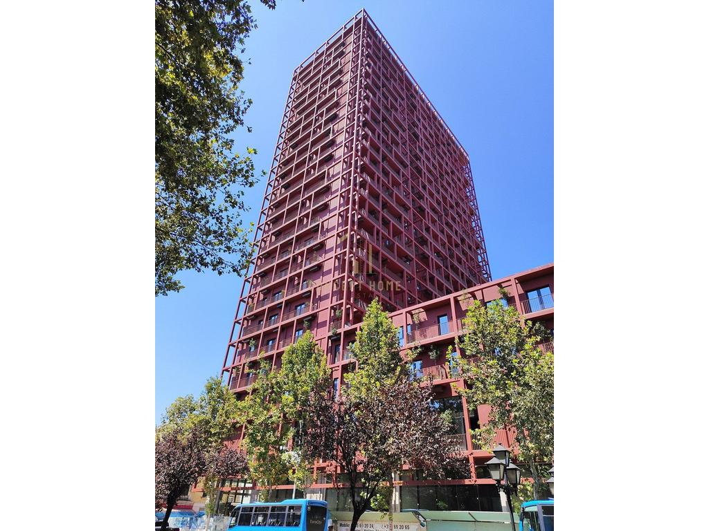 Apartment 2+1 zum verkauf mit veranda im garden building, rruga e kavajës (21 dhjetori)