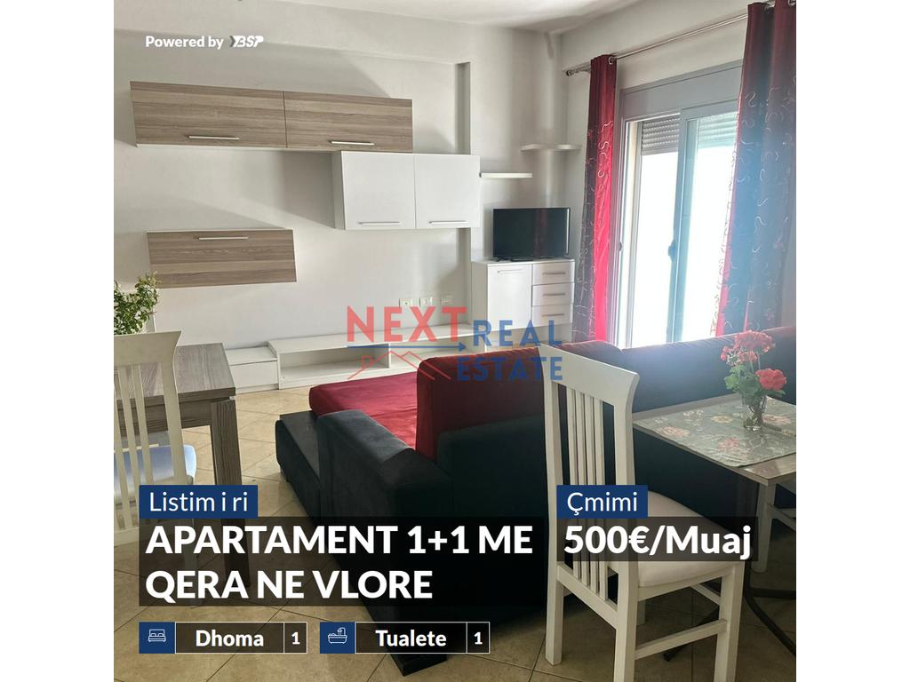 Appartamento arredato 1+1 in affitto a Vlorë