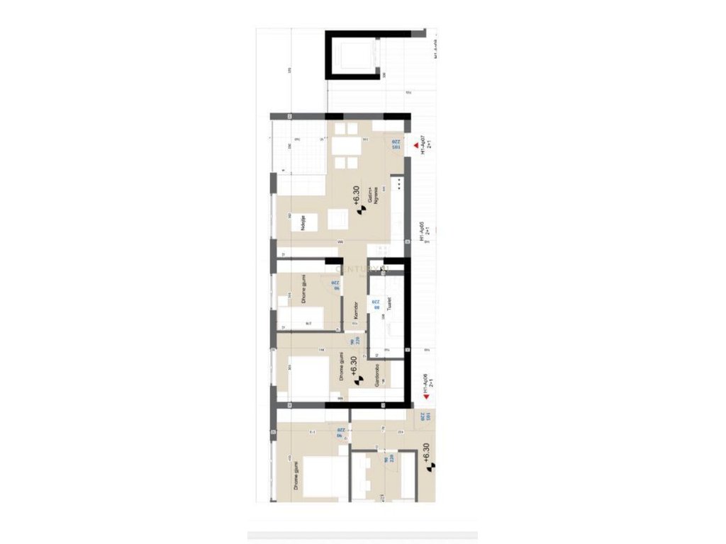 Apartament 1+1 me oborr ne hamallaj!