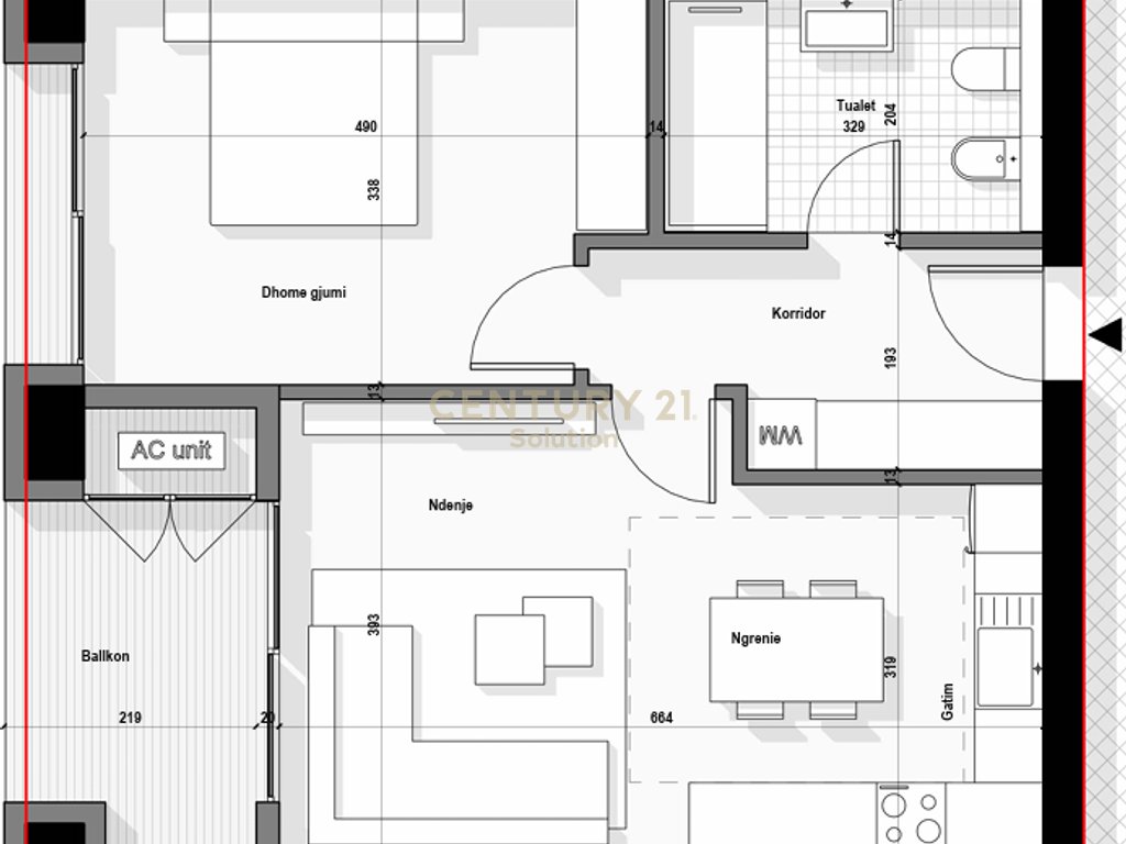 2+1 wohnung zum verkauf, bulevardi i ri