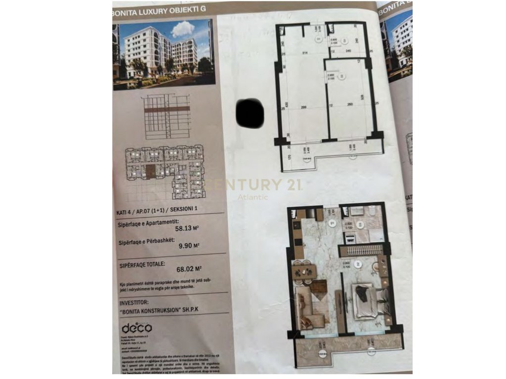 Belle luxe 1+1 à vendre