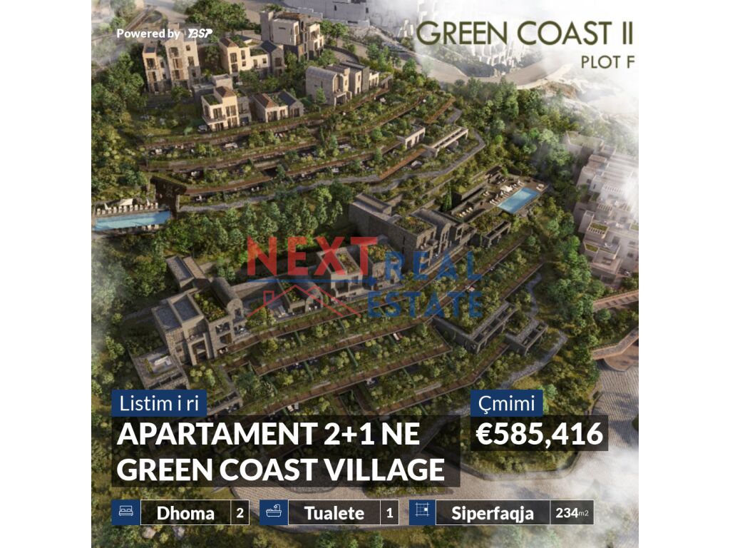 Apartament 2+1 ne green coast village