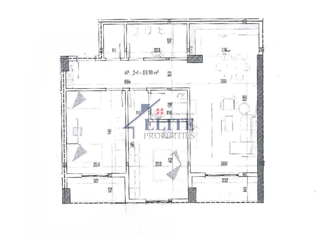 Residenca apollo, wohnung 2+1 zum verkauf