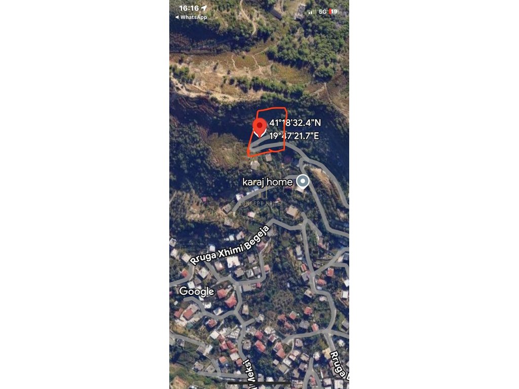 Terreno à venda perto de kodra e diellit