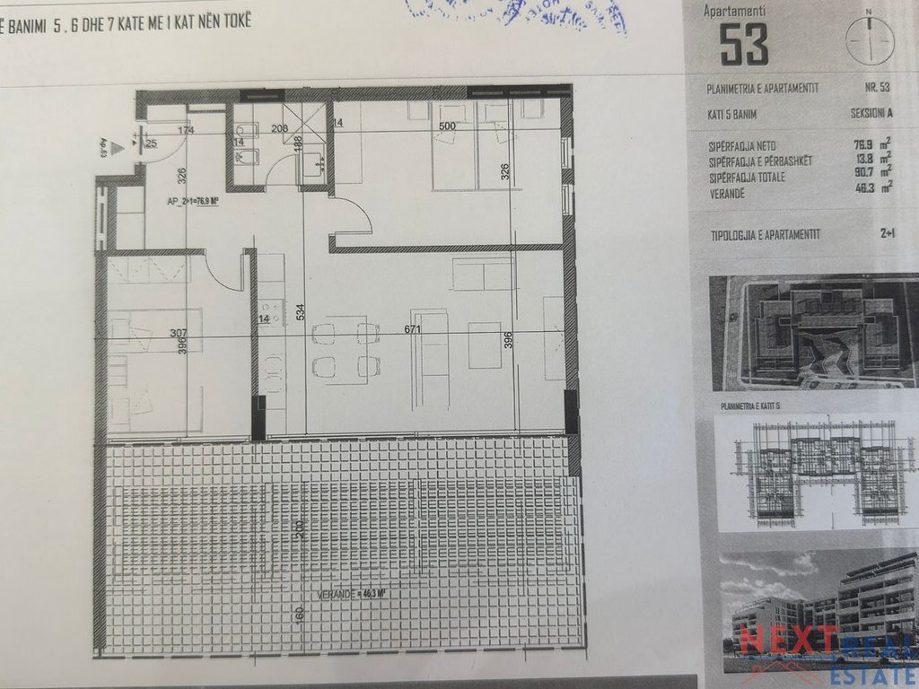 Apartament 1+1 ne orikum, vlore