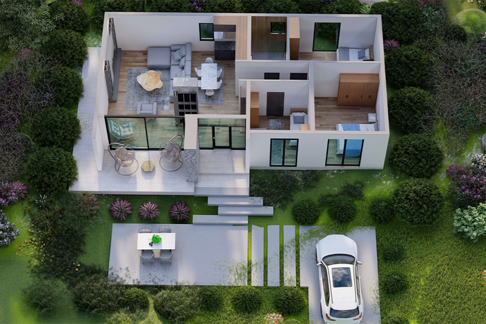 Villa de 121,45m² à #vente à kodra e artë (2)