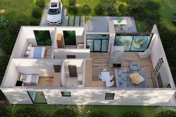 Villa de 121,45m² à #vente à kodra e artë (3)