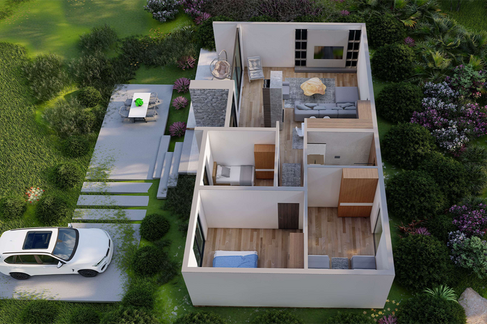 Villa de 121,45m² à #vente à kodra e artë (4)